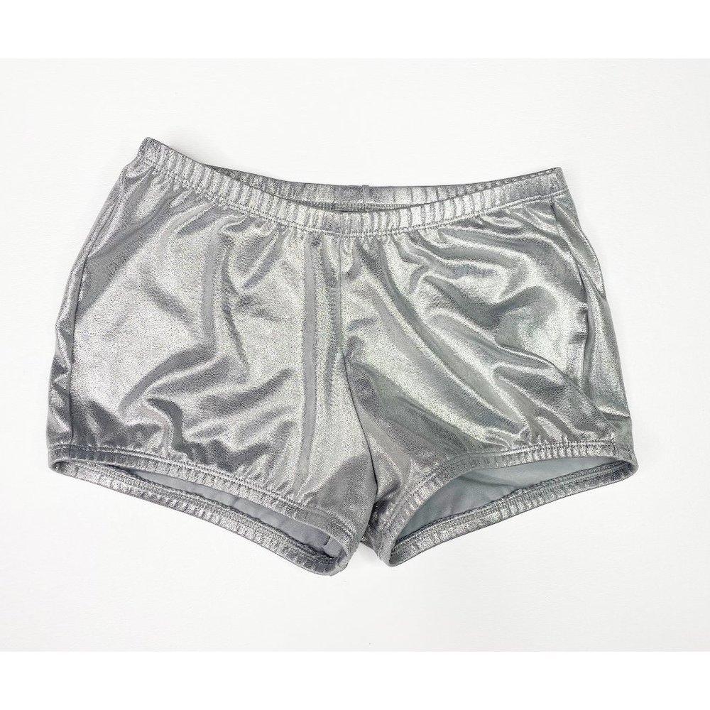 Silver Spandex Shorts
